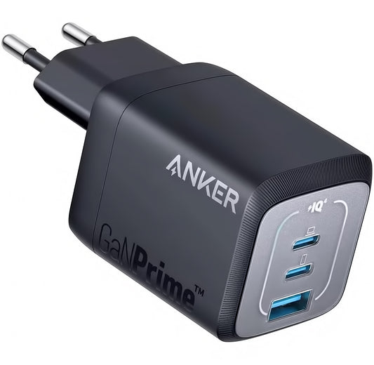 Cargador de red Anker Prime, 67 W, 5 A, 1 x USB-A - 2 x USB-C, negro A2669313 