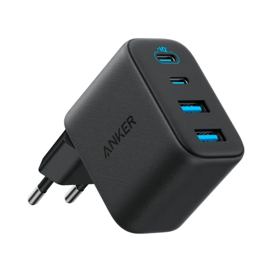 Cargador de Red Anker Zolo, 50W, 3A, 2 x USB-A - 2 x USB-C, Negro