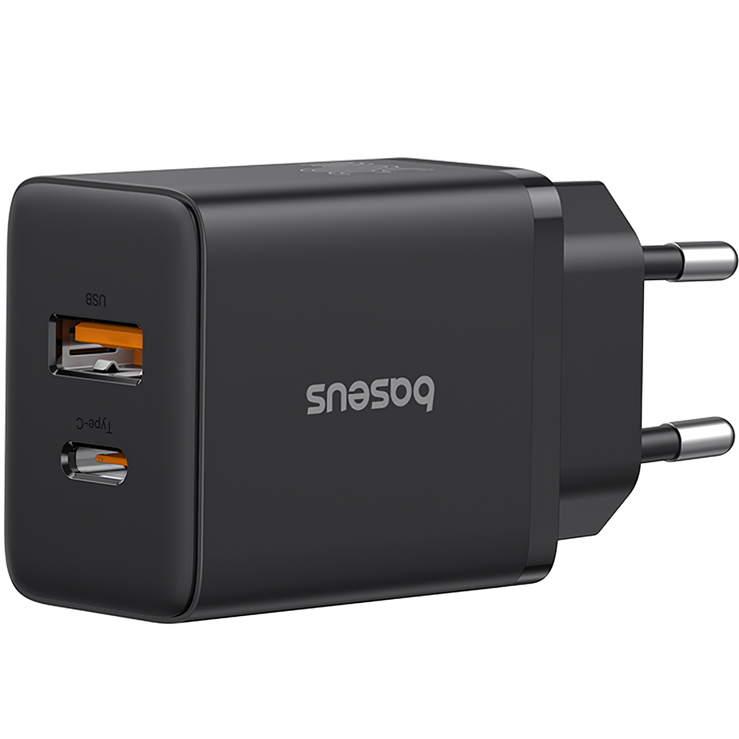 Cargador de red Baseus Cube, 20 W, 3 A, 1 x USB-A - 1 x USB-C, negro P10111403113113-00 