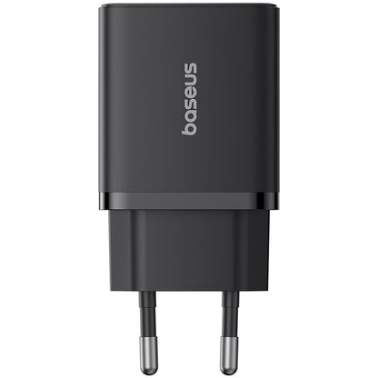 Cargador de red Baseus Cube, 30 W, 3 A, 1 x USB-C - 2 x USB-A, negro P10111402113113-00 