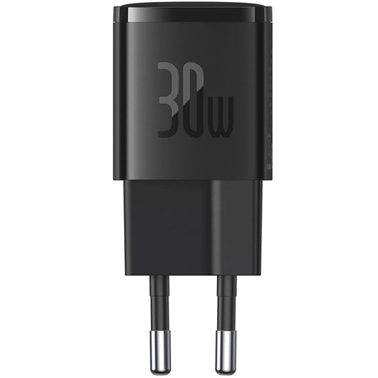 Cargador de Red Baseus Cube Pro, 30W, 3A, 1 x USB-C, Negro CCXF000301
