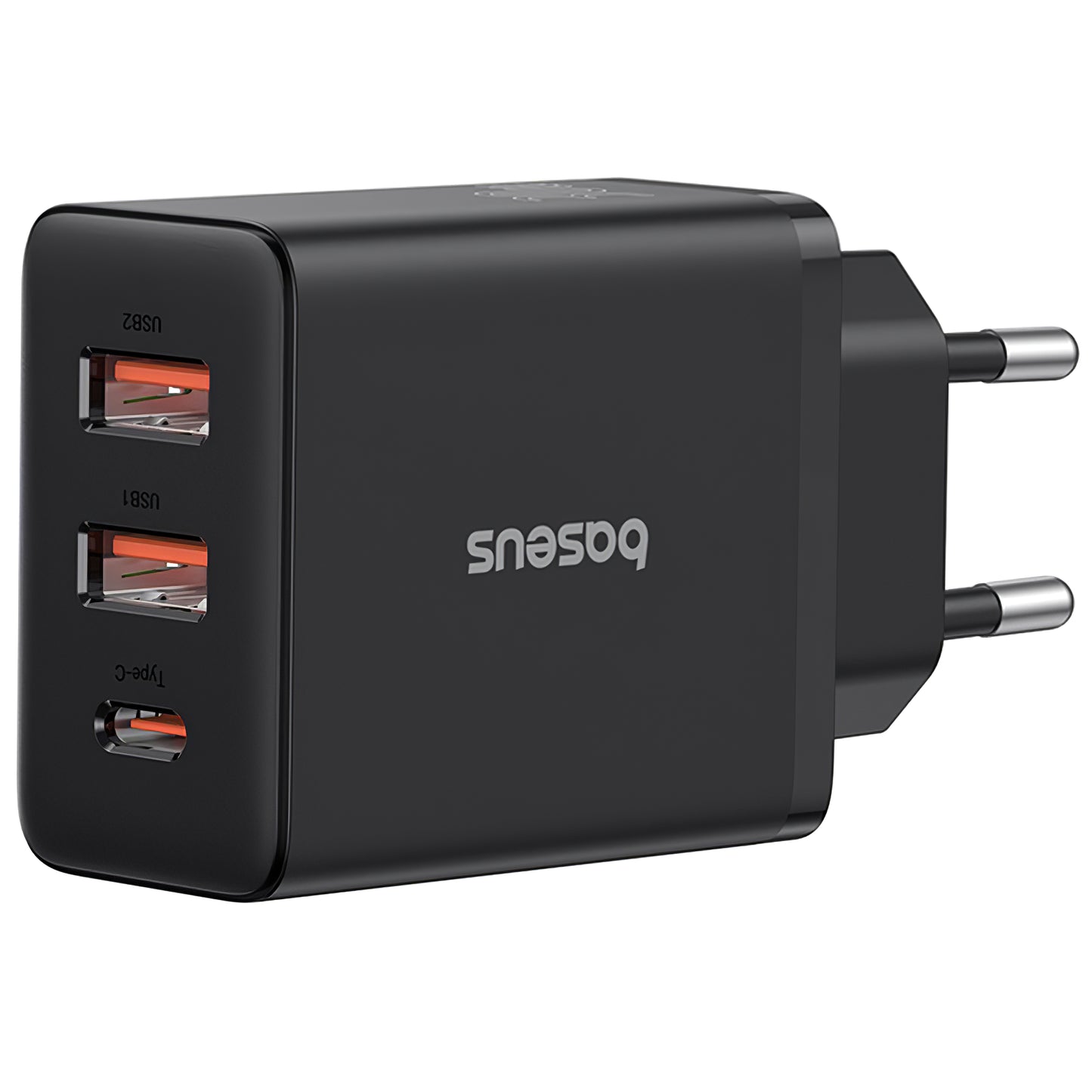 Cargador de red Baseus Cube, 30 W, 3 A, 1 x USB-C - 2 x USB-A, negro P10111402113113-00 