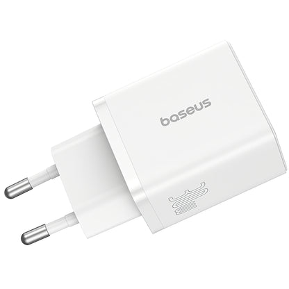 Cargador de red Baseus Cube, 30 W, 2,4 A, 1 x USB-A - 1 x USB-C, blanco P10111404213-00 