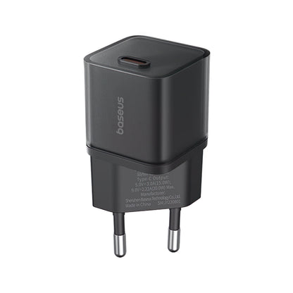 Cargador de red GaN5S de Baseus GaN5S, 20 W, 3 A, 1 x USB-C, negro P10162503113113-00 