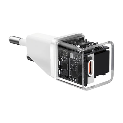 Cargador de red GaN5S de Baseus GaN5S, 20 W, 3 A, 1 x USB-C, blanco P1016250503213-00 