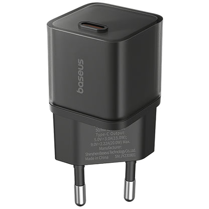 Cargador de red GaN5S de Baseus GaN5S, 30 W, 3 A, 1 x USB-C, negro P10162504113-00 