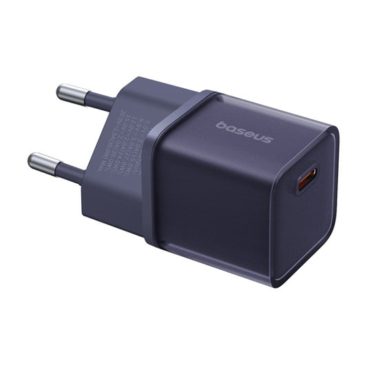 Cargador de Red Baseus GaN5S, 30W, 3A, 1 x USB-C, Morado P10162504523-00
