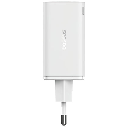 Cargador de red Baseus GaN6 Pro, 65 W, 3,25 A, 2 x USB-A - 2 x USB-C, blanco 