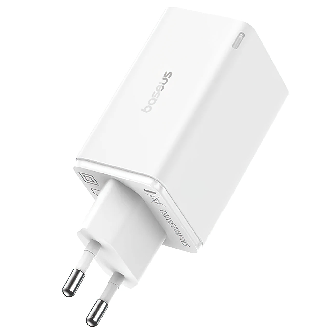 Cargador de red Baseus GaN6 Pro, 65 W, 3,25 A, 2 x USB-A - 2 x USB-C, blanco 