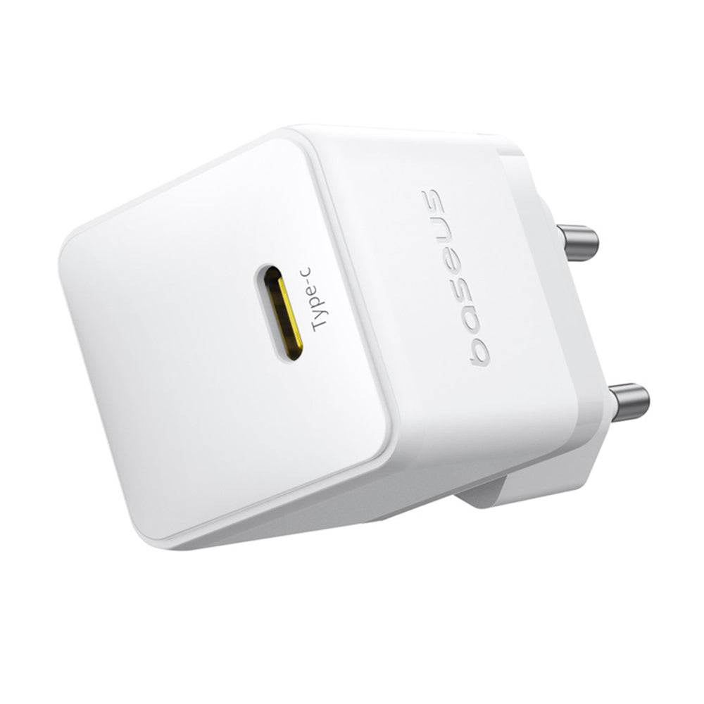 Cargador de Red Baseus Palm, 20W, 3A, 1 x USB-C, Blanco P10111602213-00