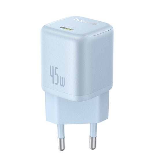 Cargador de Red Baseus PicoGo, 45W, 3A, 1 x USB-C, Azul P10176800313-00