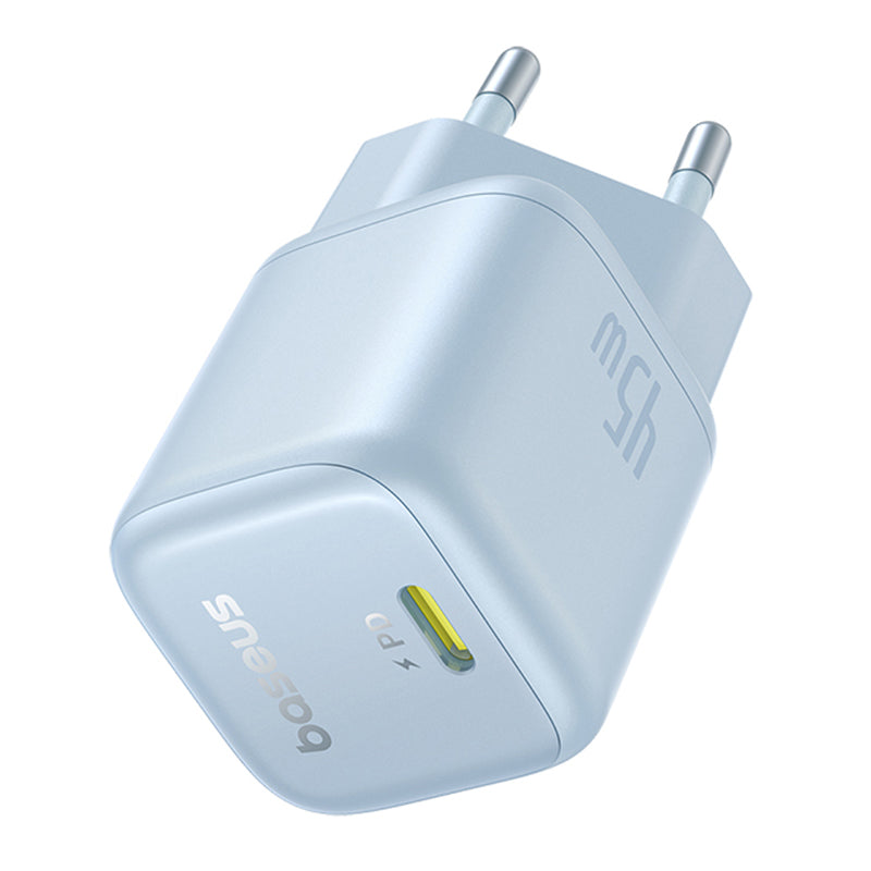 Cargador de Red Baseus PicoGo, 45W, 3A, 1 x USB-C, Azul P10176800313-00