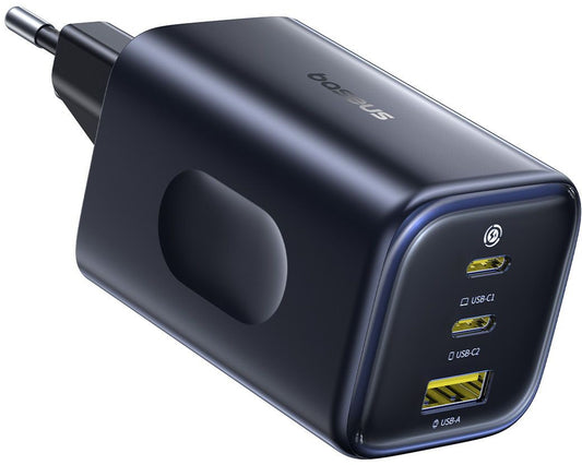 Cargador de Red Baseus PicoGo AE11, 100W, 1 x USB-A - 2 x USB-C, Negro E0121400
