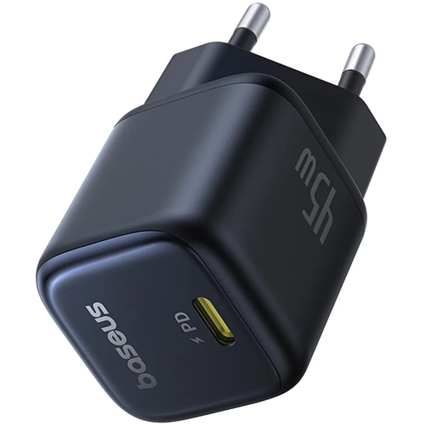 Cargador de Red Baseus PicoGo, 45W, 3A, 1 x USB-C, Negro P10176800123-00
