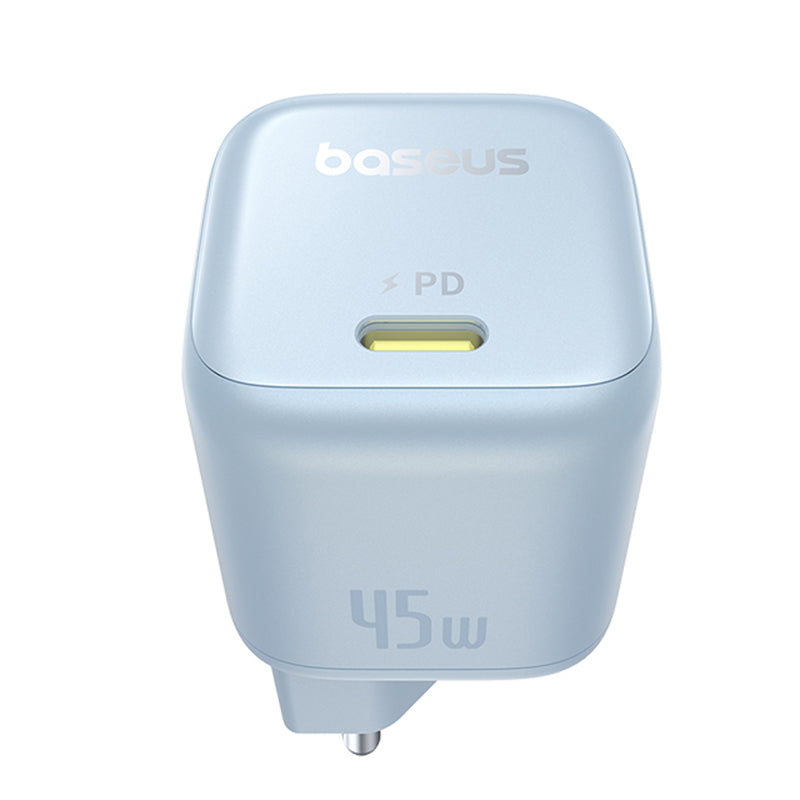 Cargador de Red Baseus PicoGo, 45W, 3A, 1 x USB-C, Azul P10176800313-00