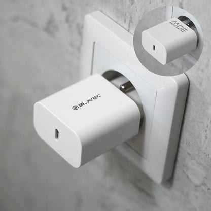 Cargador de red Blavec BC-14, 30 W, 3 A, 1 x USB-C, blanco