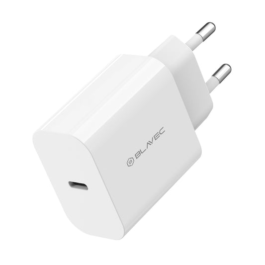 Cargador de Red Blavec BC-7, 45W, 3A, 1 x USB-C, Blanco