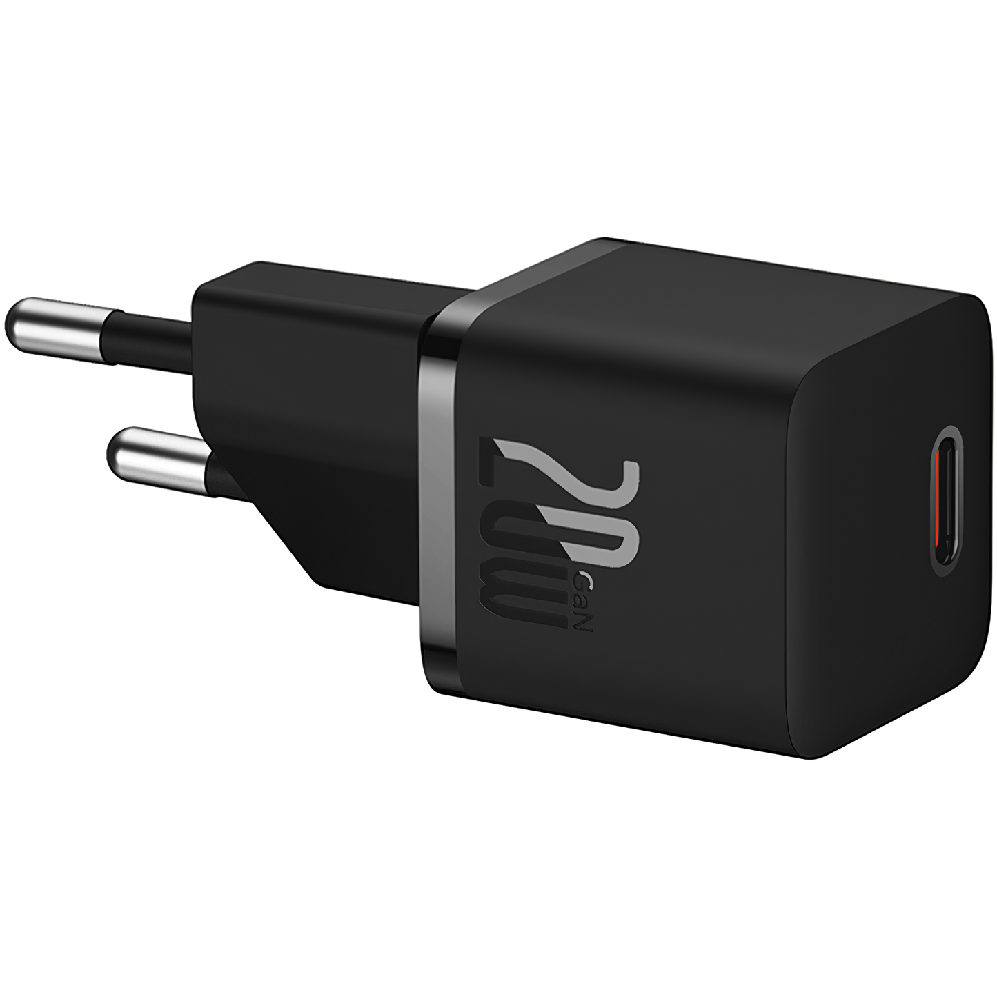 Baseus GaN5 Cable USB-C Cargador de red GaN5, 20W, 3A, 1 x USB-C, Negro P10110900113-00 