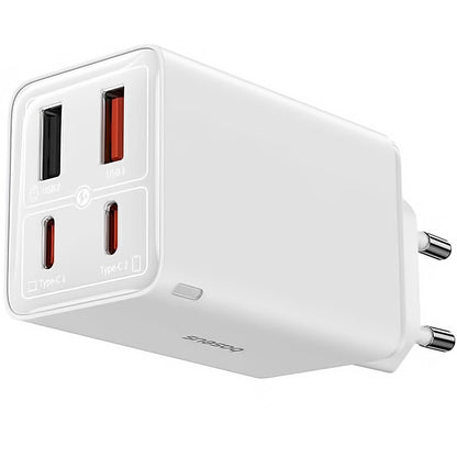 Cargador de red con cable USB-C Baseus GaN6 Pro, 100 W, 3,25 A, 2 x USB-A - 2 x USB-C, blanco P1016270521212-00 