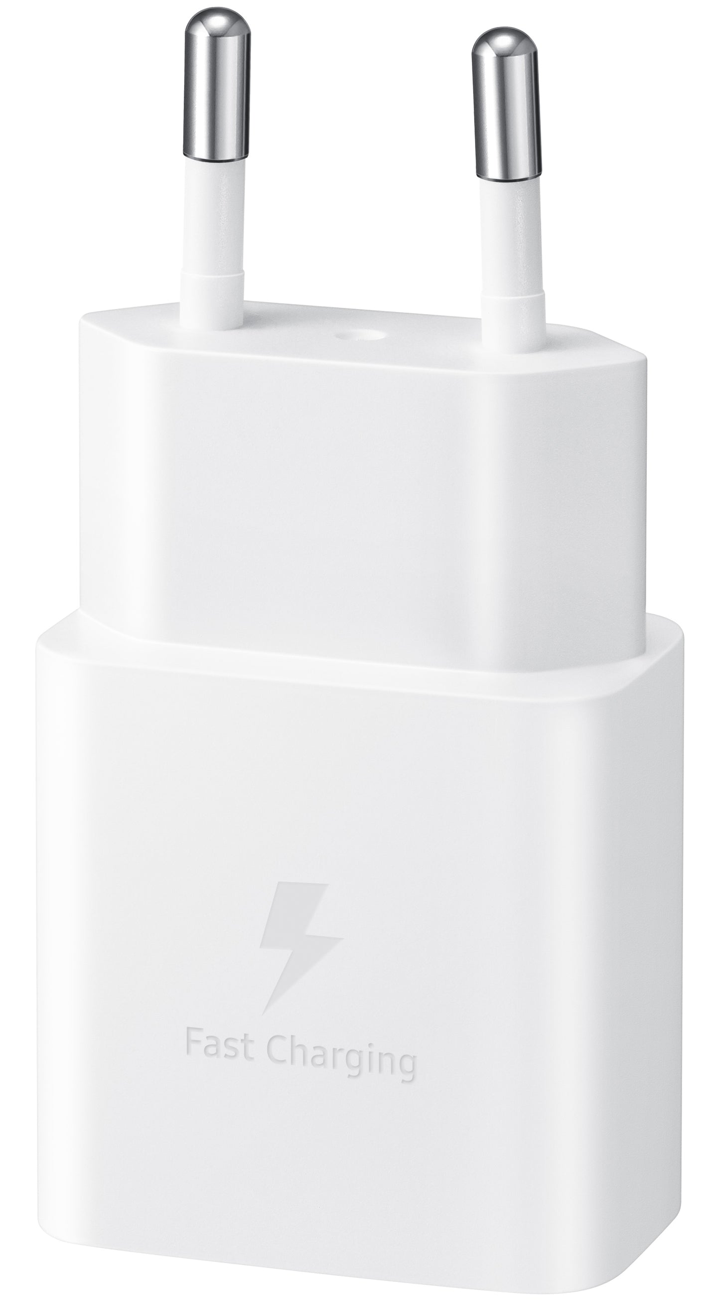 Cargador de red Samsung USB-C con cable USB-C, 15 W, 2 A, 1 x USB-C, blanco EP-T1510XWEGEU