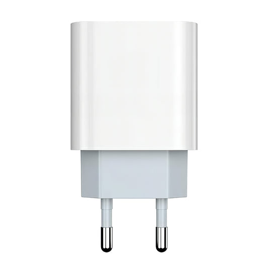 Cargador de Red con Cable USB-C Prestico F8S, 20W, 3A, 1 x USB-C, Blanco