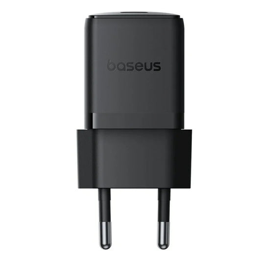 Cargador de Red con Cable USB-C Baseus Palm, 20W, 3A, 1 x USB-C, Negro P10111602113-01