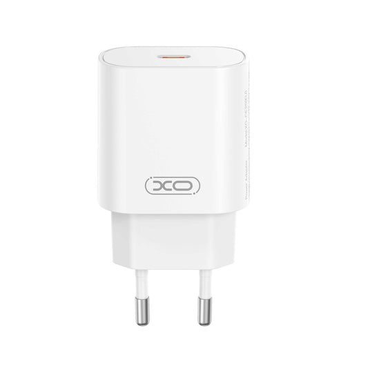Cargador de Red con Cable USB-C XO Design CE25, 25W, 3A, 1 x USB-C, Blanco