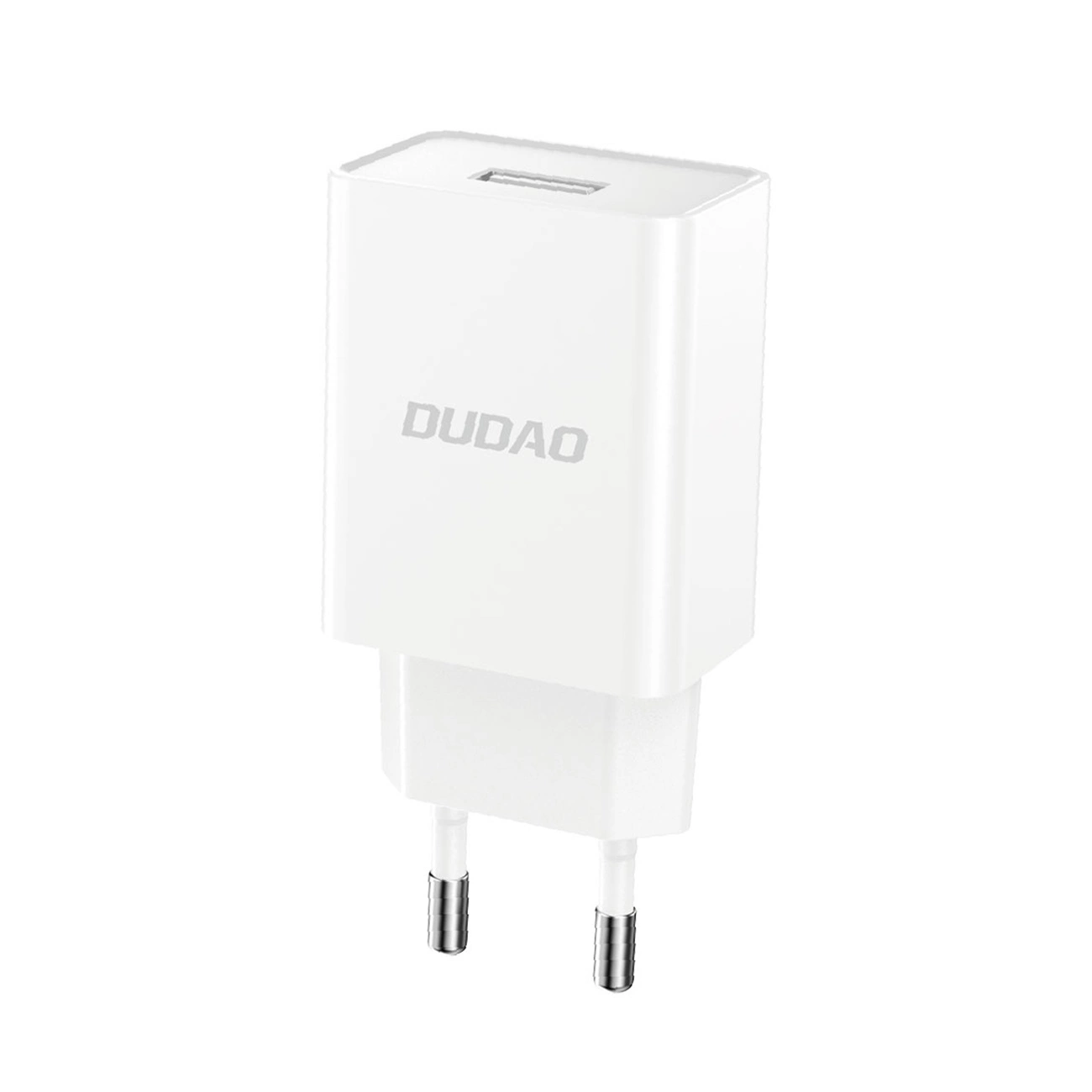 Cargador de Red con Cable USB-C Dudao A4EU, 10W, 2.1A, 1 x USB-A, Blanco