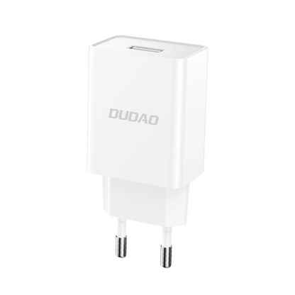 Cargador de Red con Cable USB-C Dudao A4EU, 10W, 2.1A, 1 x USB-A, Blanco
