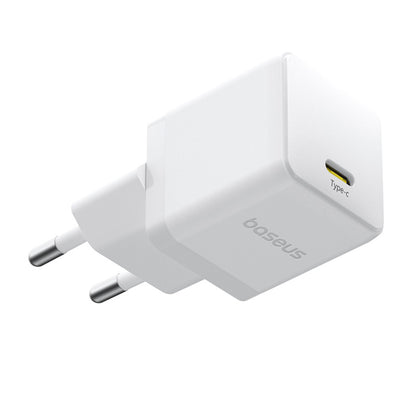 Cargador de Red con Cable USB-C Baseus Palm, 20W, 3A, 1 x USB-C, Blanco P10111602213-01