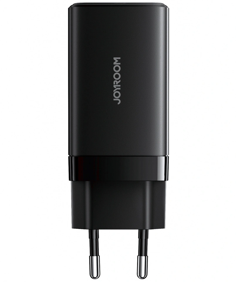 Cargador de Red con Cable USB-C Joyroom JR-TG10, 65W, 3.25A, 1 x USB-A - 2 x USB-C, Negro