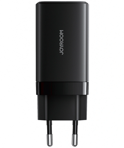 Cargador de Red con Cable USB-C Joyroom JR-TG10, 65W, 3.25A, 1 x USB-A - 2 x USB-C, Negro