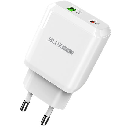 BLUE Power BLN5, 20W, 3A, 1 x USB-A - 1 x USB-C, Blanco