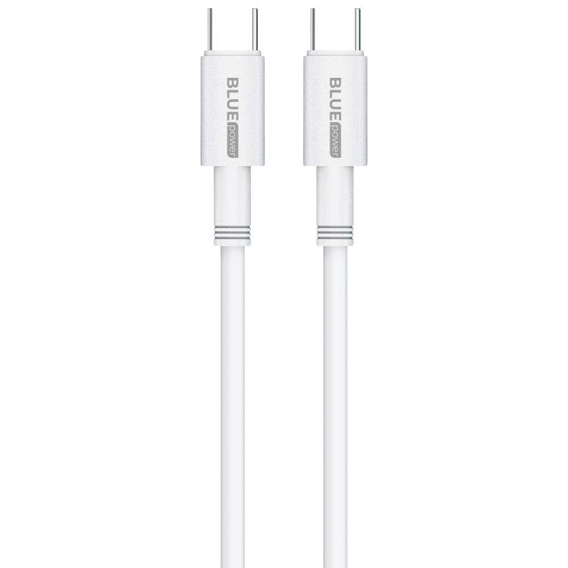 Cargador de red con cable USB-C BLUE Power BPCE04, 65 W, 3,25 A, 1 x USB-A - 2 x USB-C, blanco