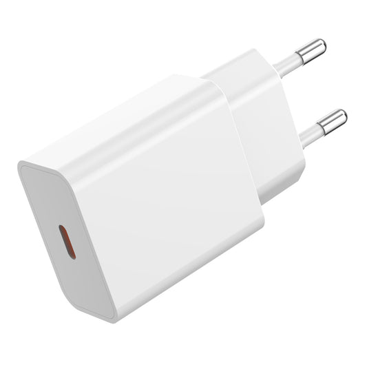 Cargador de Red con Cable USB-C XO Design L126, 20W, 3A, 1 x USB-C, Blanco