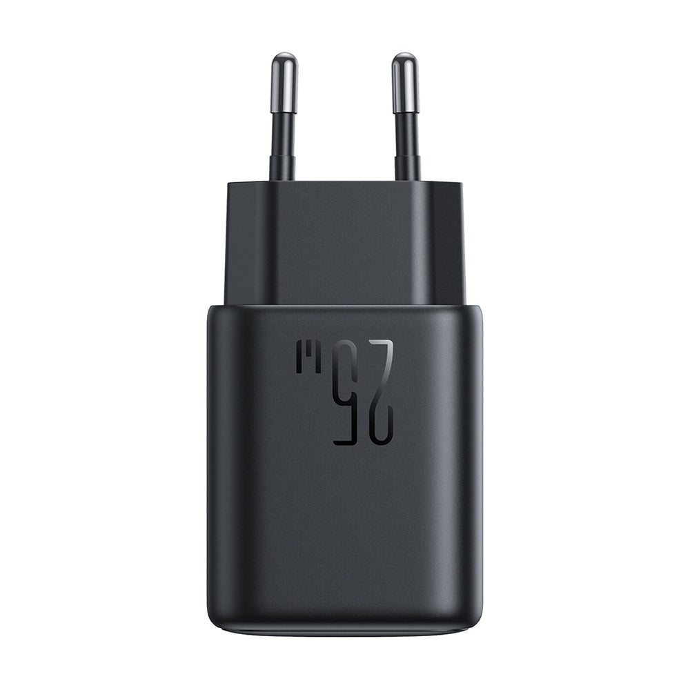 Cargador de Red con Cable USB-C Joyroom JR-TCF23, 25W, 3A, 1 x USB-C, Negro