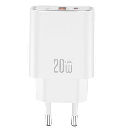 Cargador de Red con Cable USB-C XO Design CE40, 20W, 3A, 1 x USB-A - 1 x USB-C, Blanco