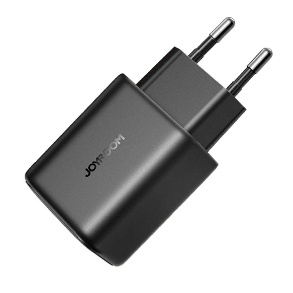 Cargador de Red con Cable USB-C Joyroom JR-TCF23, 25W, 3A, 1 x USB-C, Negro