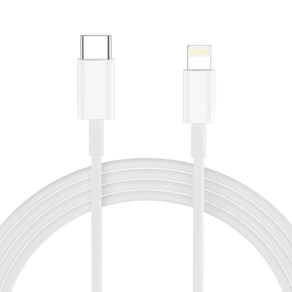 Cargador de Red con Cable Lightning Tech-Protect NCA20, 20W, 3A, 1 x USB-A - 1 x USB-C, Blanco