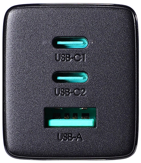 Cargador de Red con Cable USB-C Joyroom TCG01, 65W, 3.25A, 1 x USB-A - 2 x USB-C, Negro