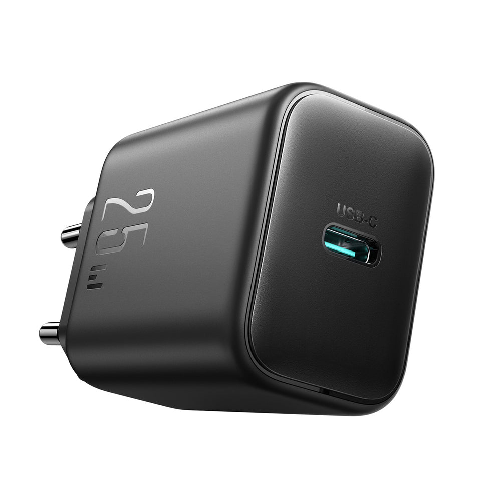 Cargador de Red con Cable USB-C Joyroom JR-TCF23, 25W, 3A, 1 x USB-C, Negro