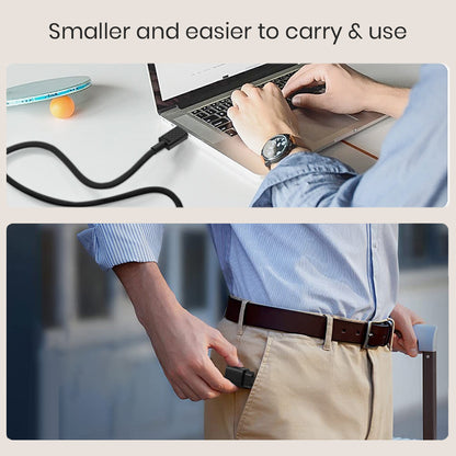 Cargador de Red con Cable Lightning Lito LC15L, 20W, 3A, 1 x USB-A - 1 x USB-C, Negro