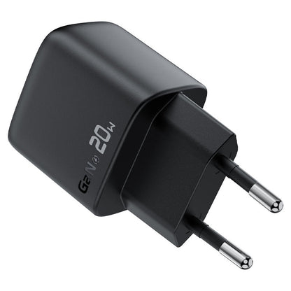 Cargador de Red con Cable USB-C Acefast A113 Display, 20W, 3A, 1 x USB-C, Negro