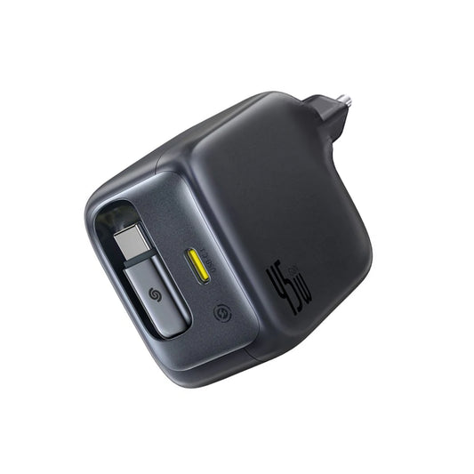 Cargador de Red con Cable USB-C Baseus EnerCore CJ11, 45W, 3A, 1 x USB-C, Negro Z0004800