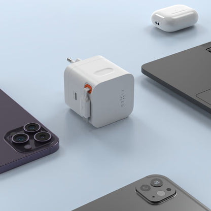 Cargador de Red con Cable USB-C Fixed, 65W, 3.25A, 1 x USB-C, Negro