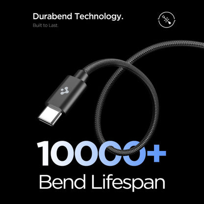 Cargador de Red con Cable USB-C Spigen EE451EU Essential, 45W, 3A, 1 x USB-C, Negro ACH09474