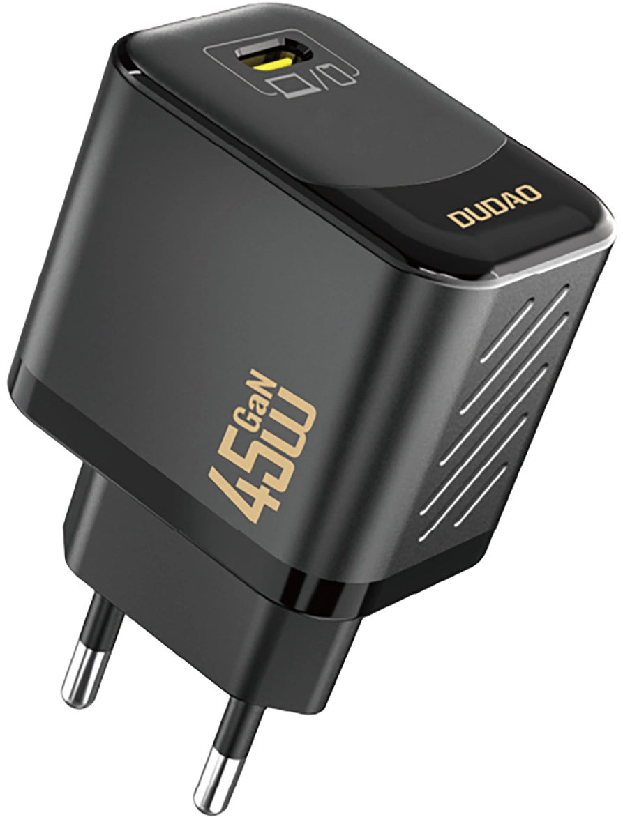 Cargador de Red Dudao A28, 45W, 3A, 1 x USB-C, Negro