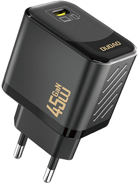 Cargador de Red Dudao A28, 45W, 3A, 1 x USB-C, Negro