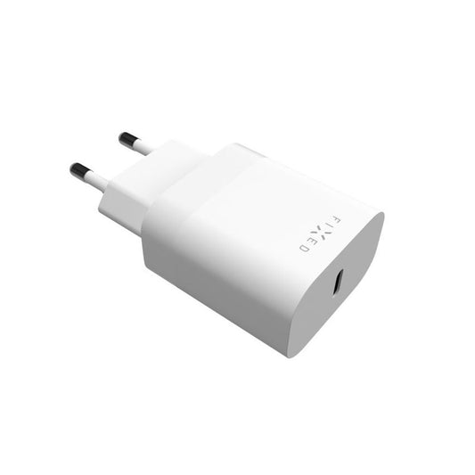 Cargador de Red Fixed, 20W, 3A, 1 x USB-C, Blanco