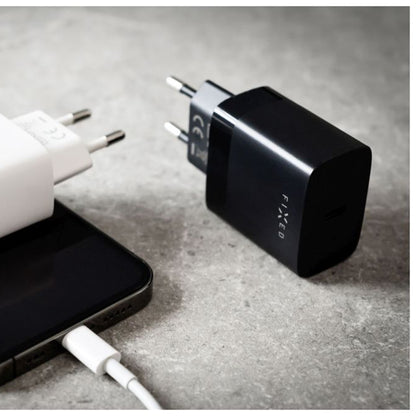 Cargador de Red Fixed, 20W, 3A, 1 x USB-C, Negro
